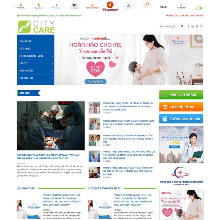 thiết kế website